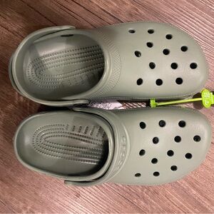 CROCS Olive Slippers